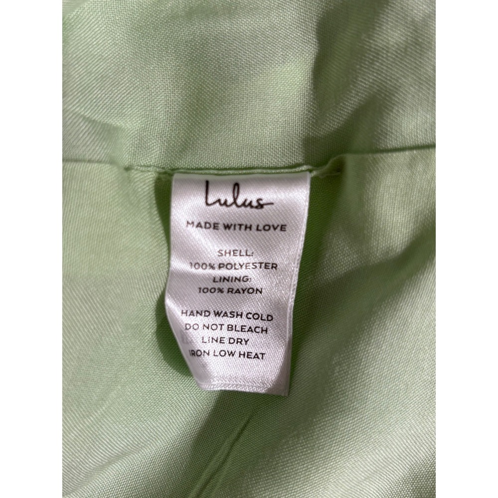 NWT Lulus Brighter Side Floral Jacquard Mini Dress M MSRP $69 Green - Picture 4 of 12